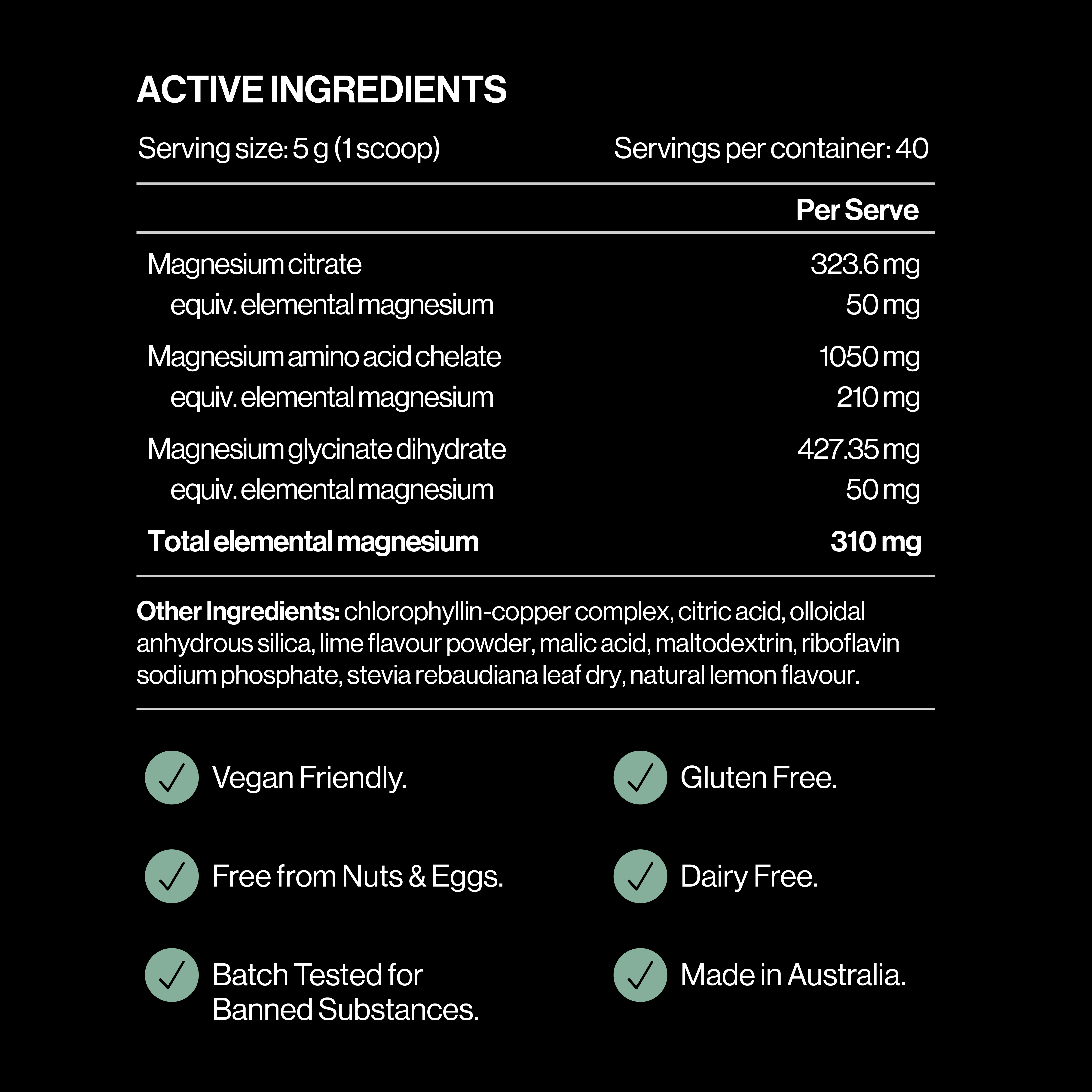 TRIPLE MAGNESIUM - SINGLE SERVE SACHETS