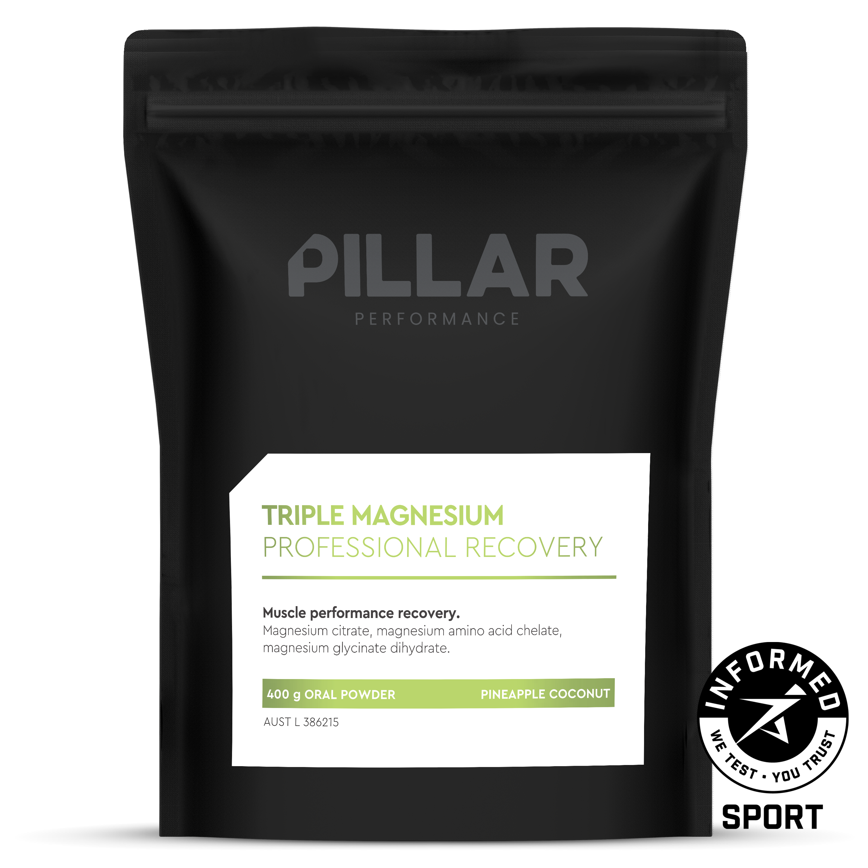 TRIPLE MAGNESIUM POWDER - Pineapple Coconut