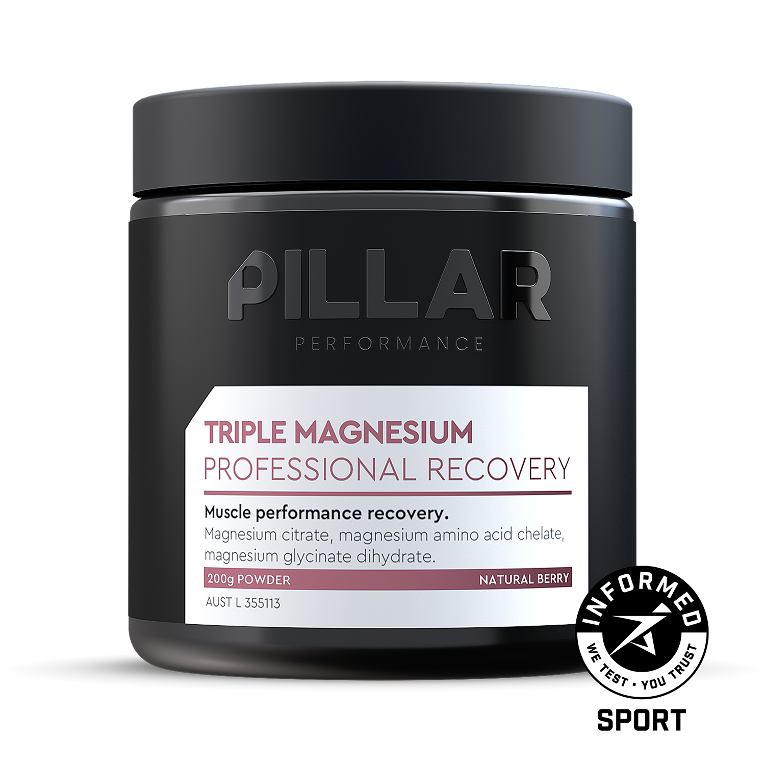 TRIPLE MAGNESIUM POWDER - Natural Berry