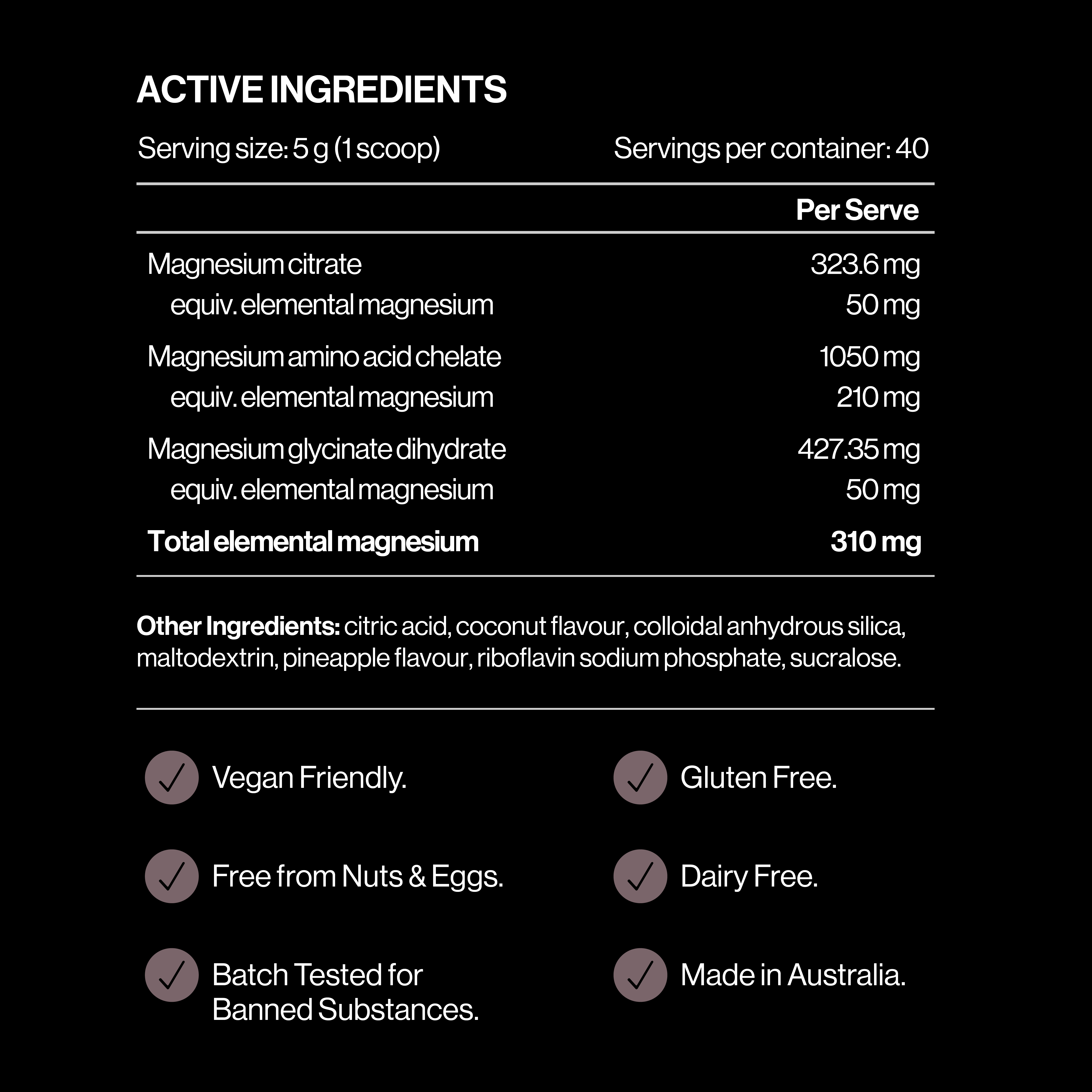 TRIPLE MAGNESIUM TABLETS